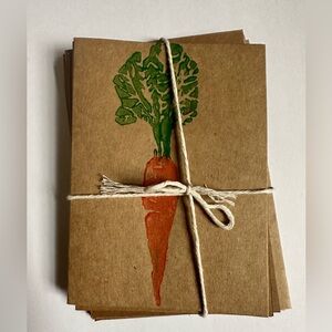 ✨5/$25 Hand Painted Vegetable Cards The Refugee Collective